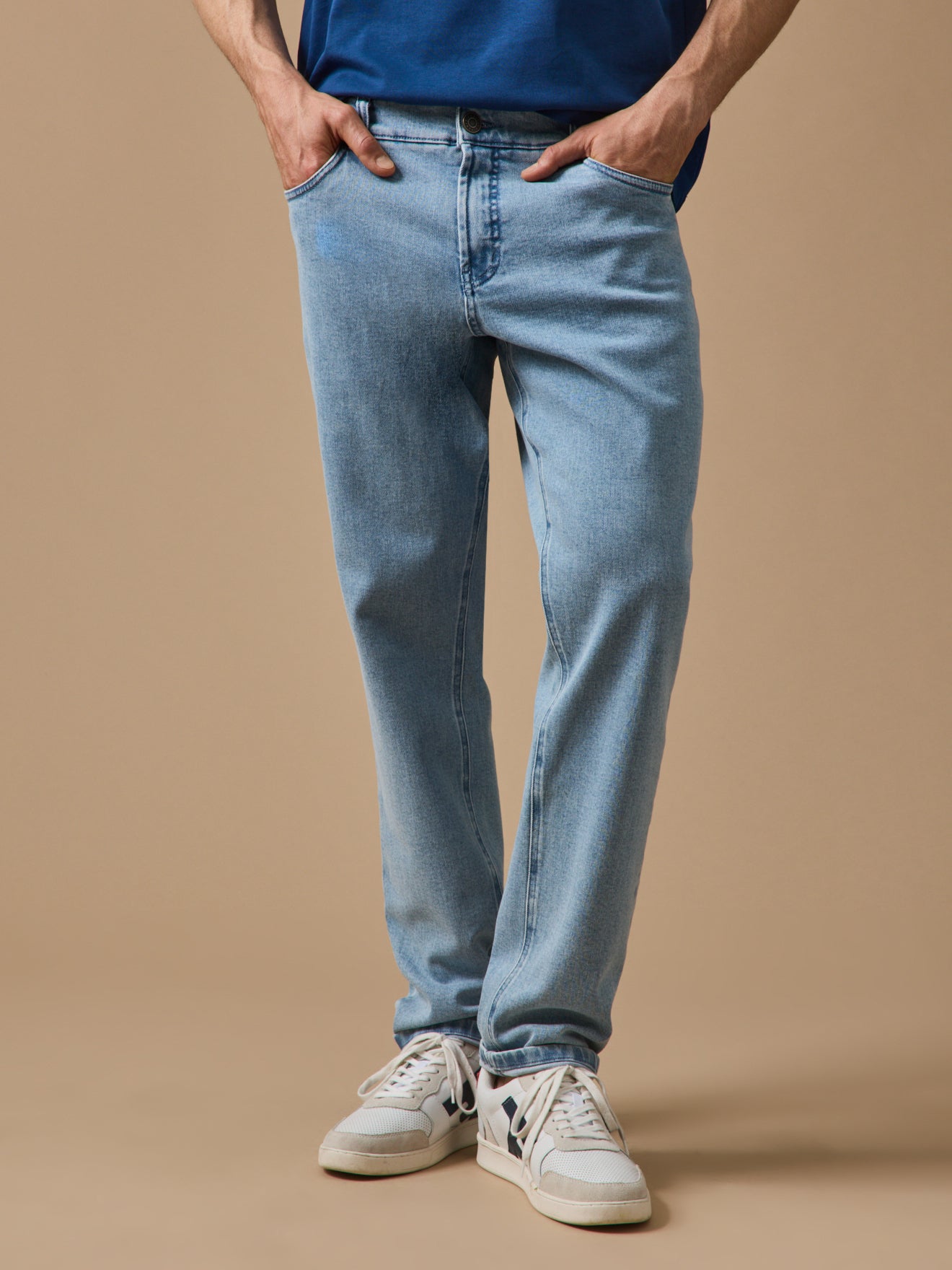 Regular Fit Herren-Jeans aus Bio-Baumwolle