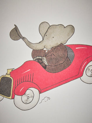 Affiche Babar Auto - Oneart
