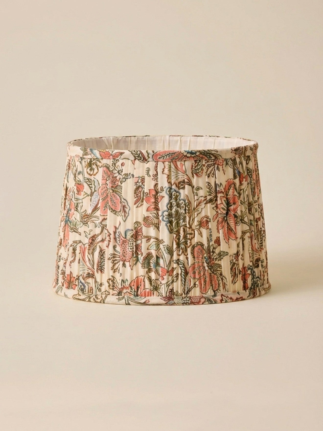 Lampenschirm mit Plissees – kleines Modell mit Persia-Print
