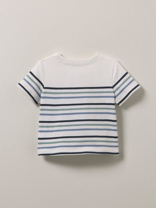 Baby T-Shirt, gestreift - Bio-Baumwolle