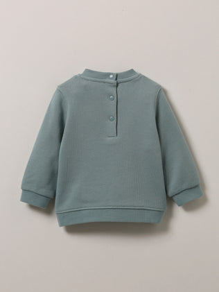 Baby-Sweatshirt aus Liberty®-Stoff - Bio-Baumwolle