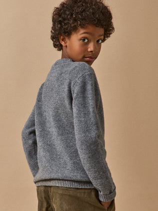 Pull Garçon en laine merinos