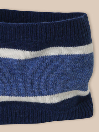 Snood rayé en laine Garçon