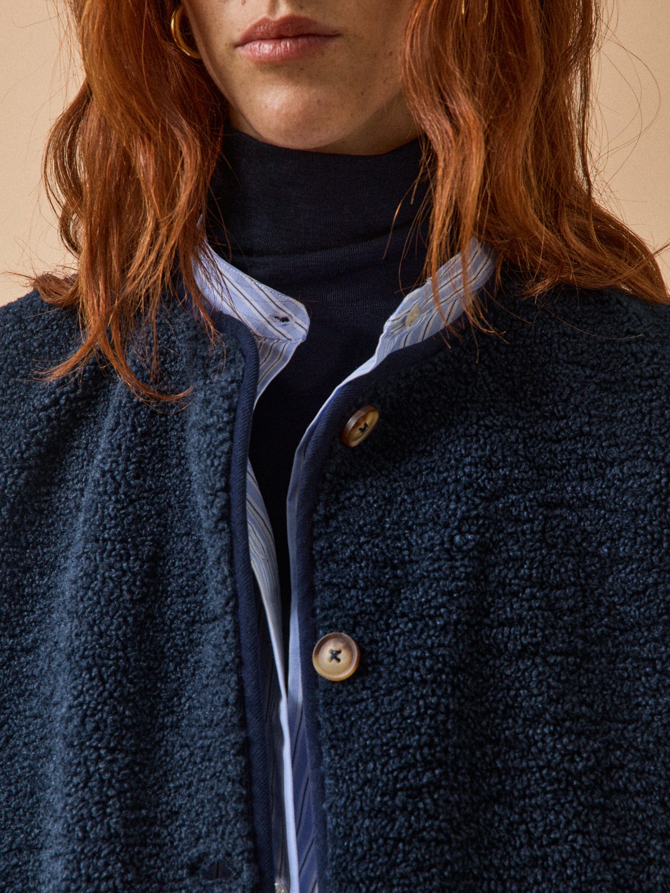 Damenweste aus Sherpa