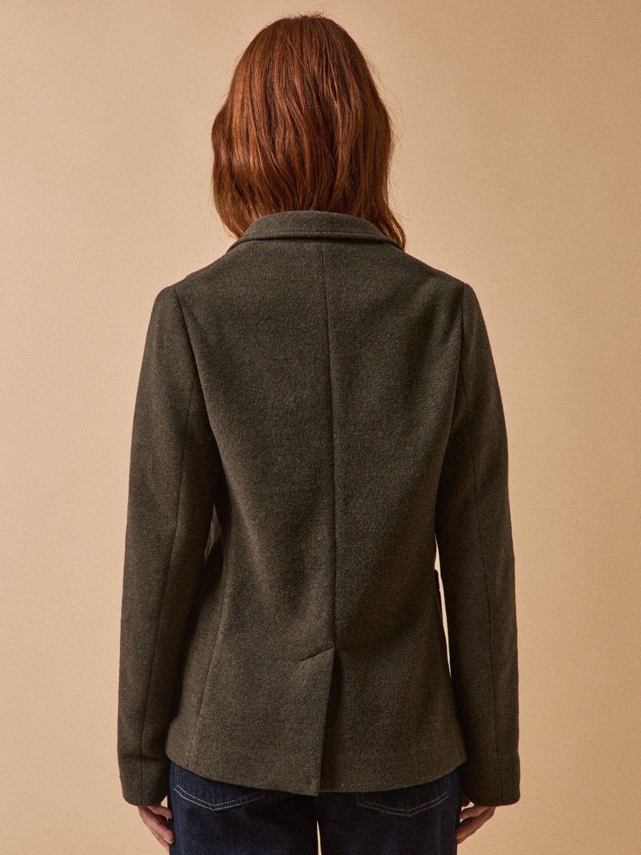 Einfarbiger Damen-Blazer