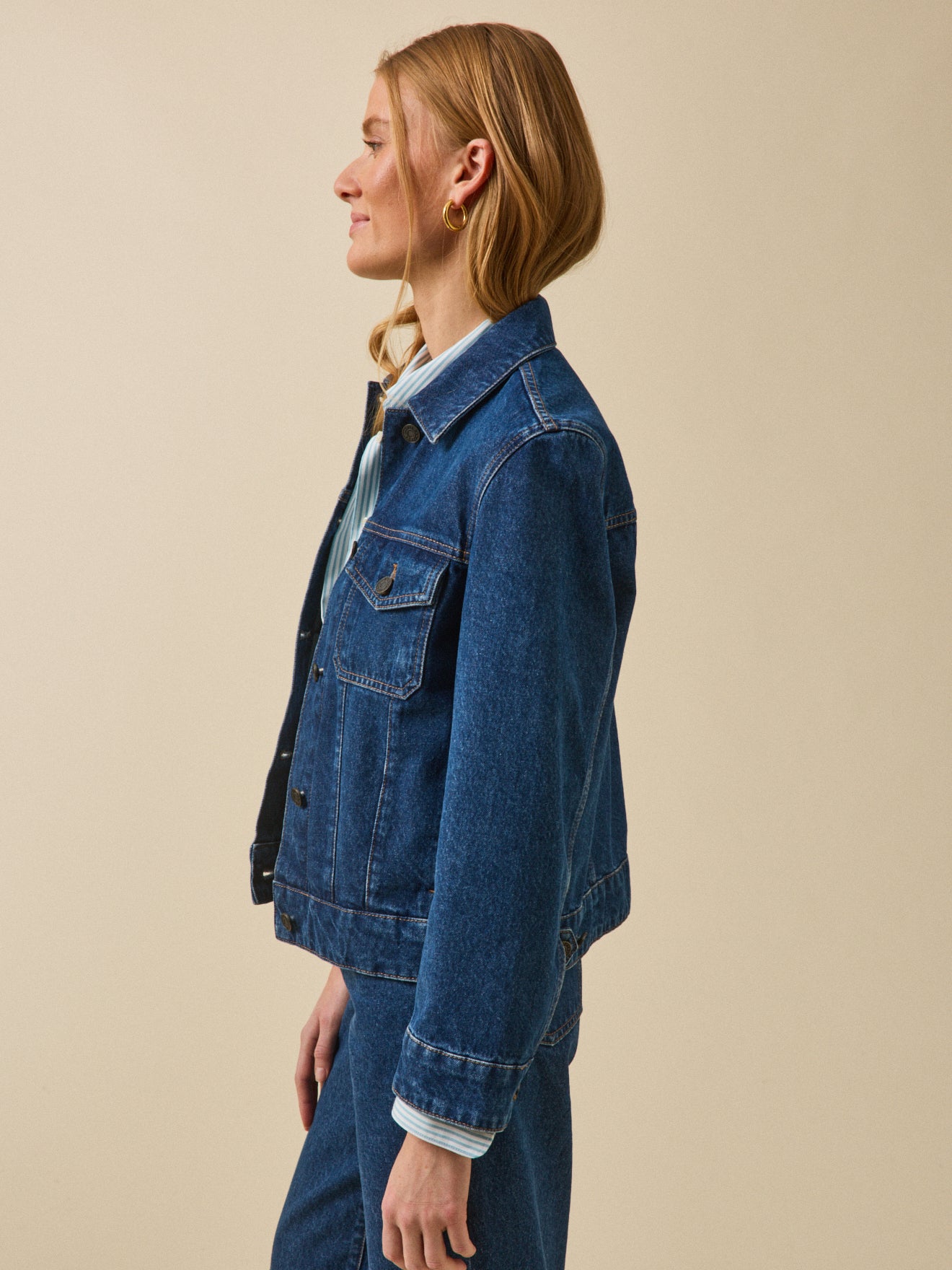 Damen-Jeansjacke aus Bio-Baumwolle