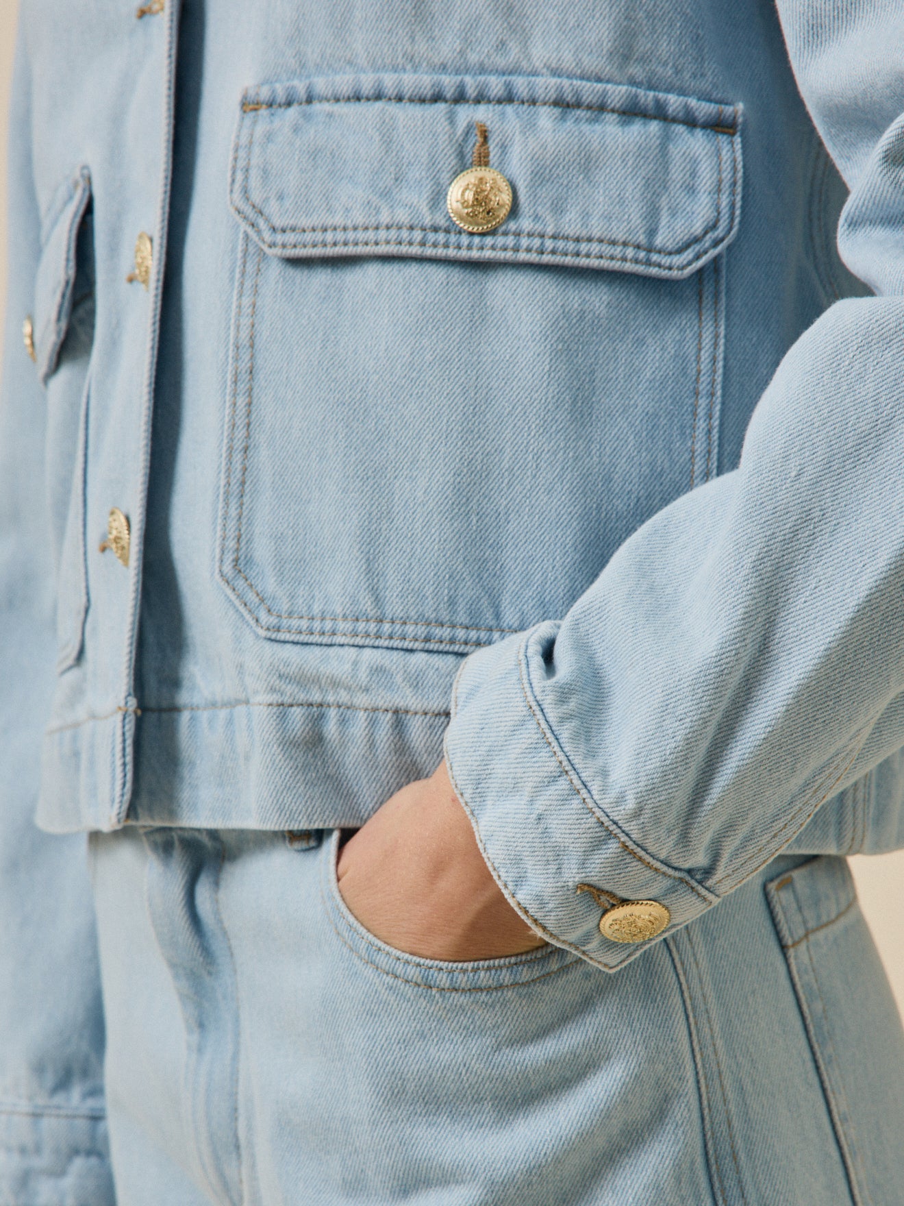 Damenjacke aus Bio-Baumwolle