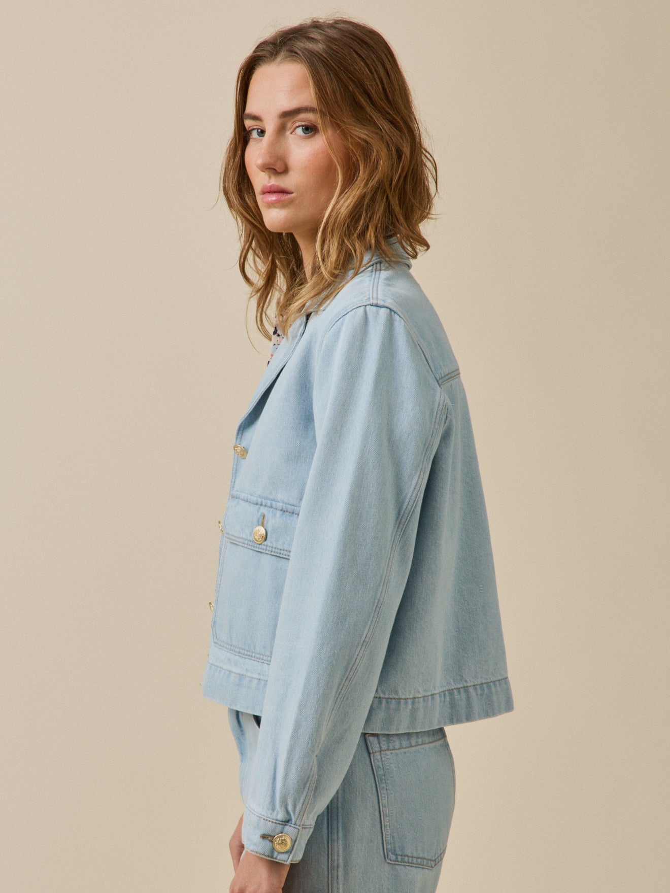 Damenjacke aus Bio-Baumwolle