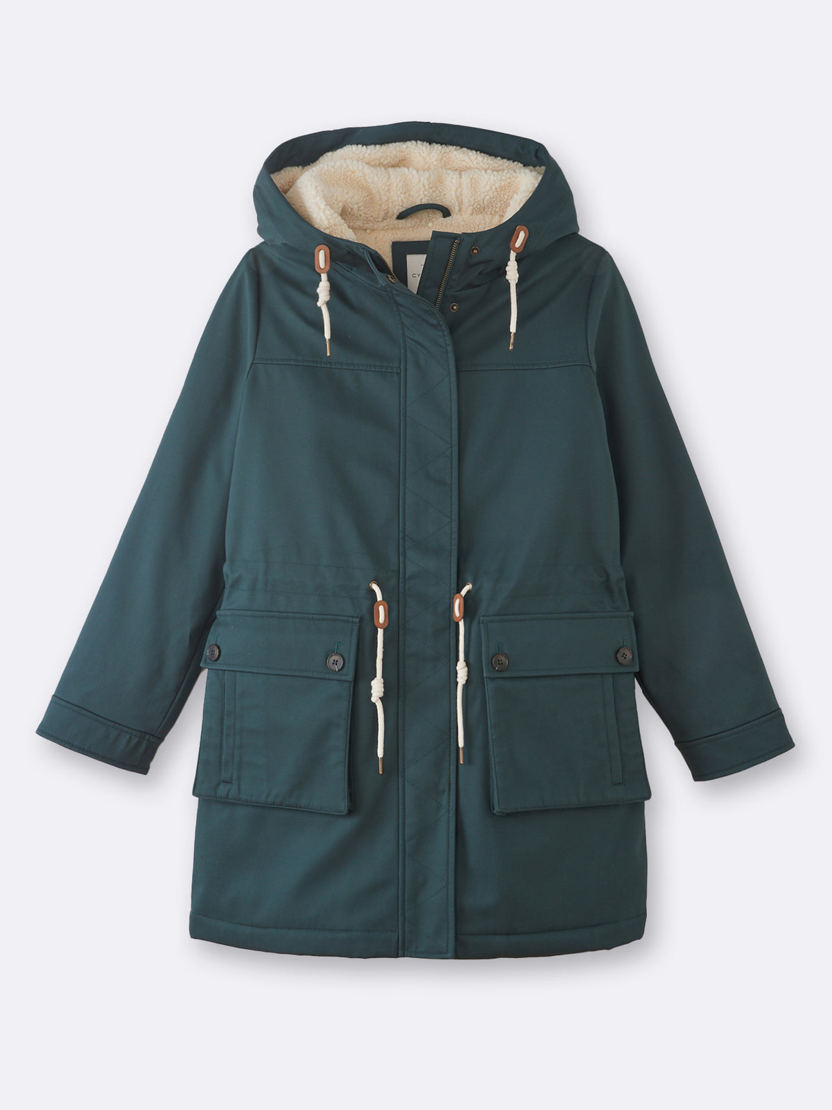 Parka longue fourrée et matelassée femme