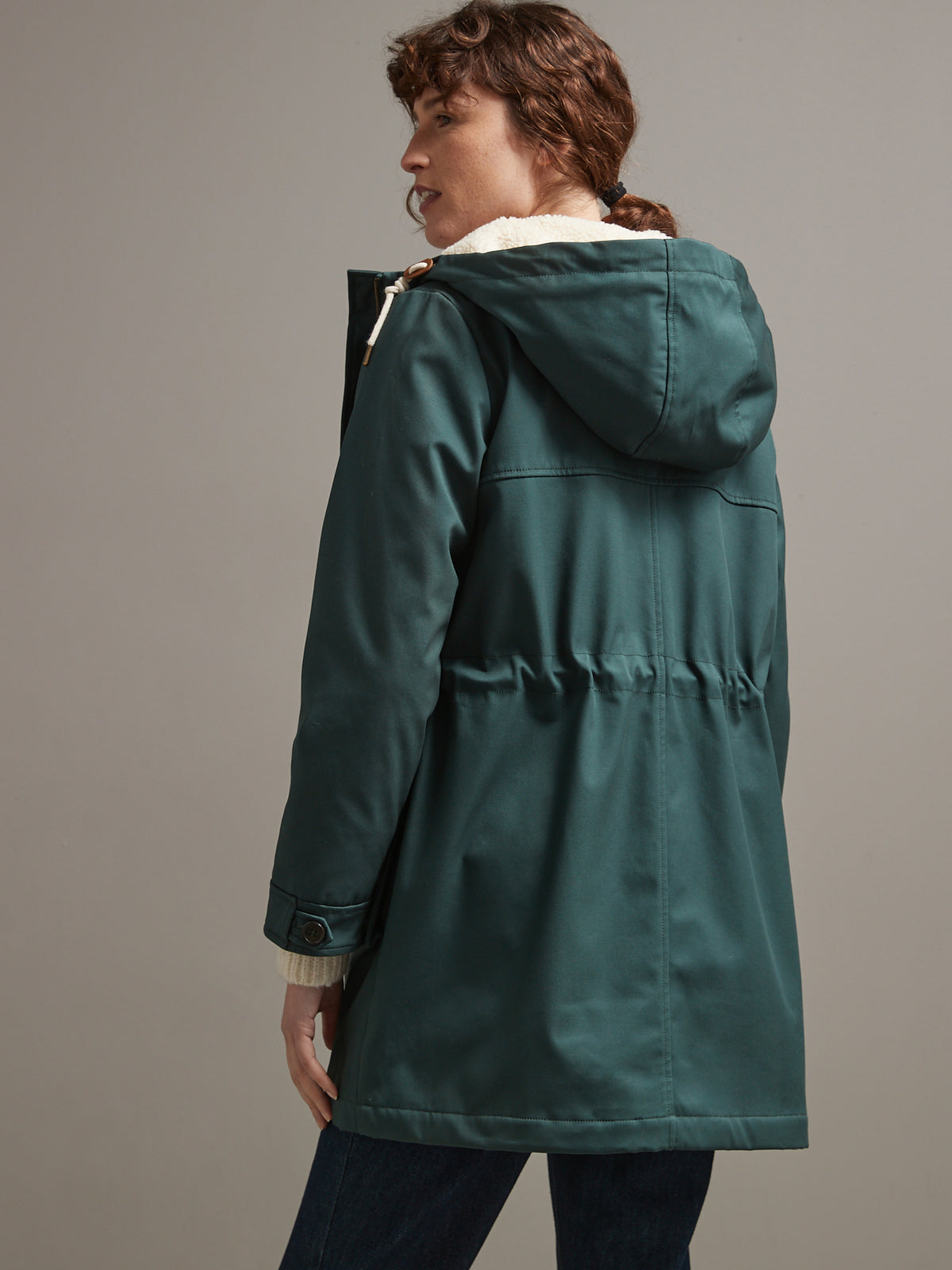 Parka longue fourrée et matelassée femme