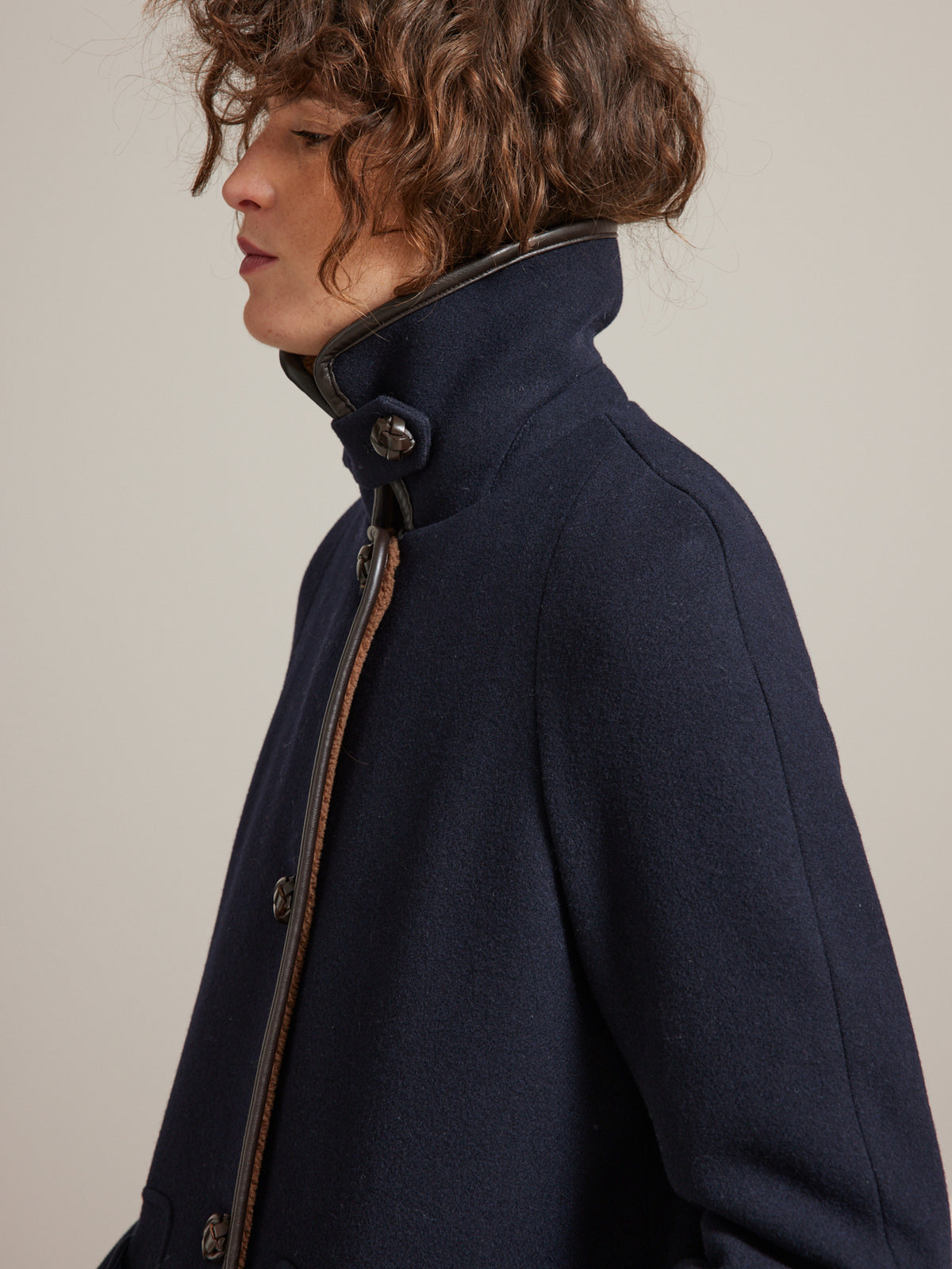 Manteau gansé intérieur sherpa femme