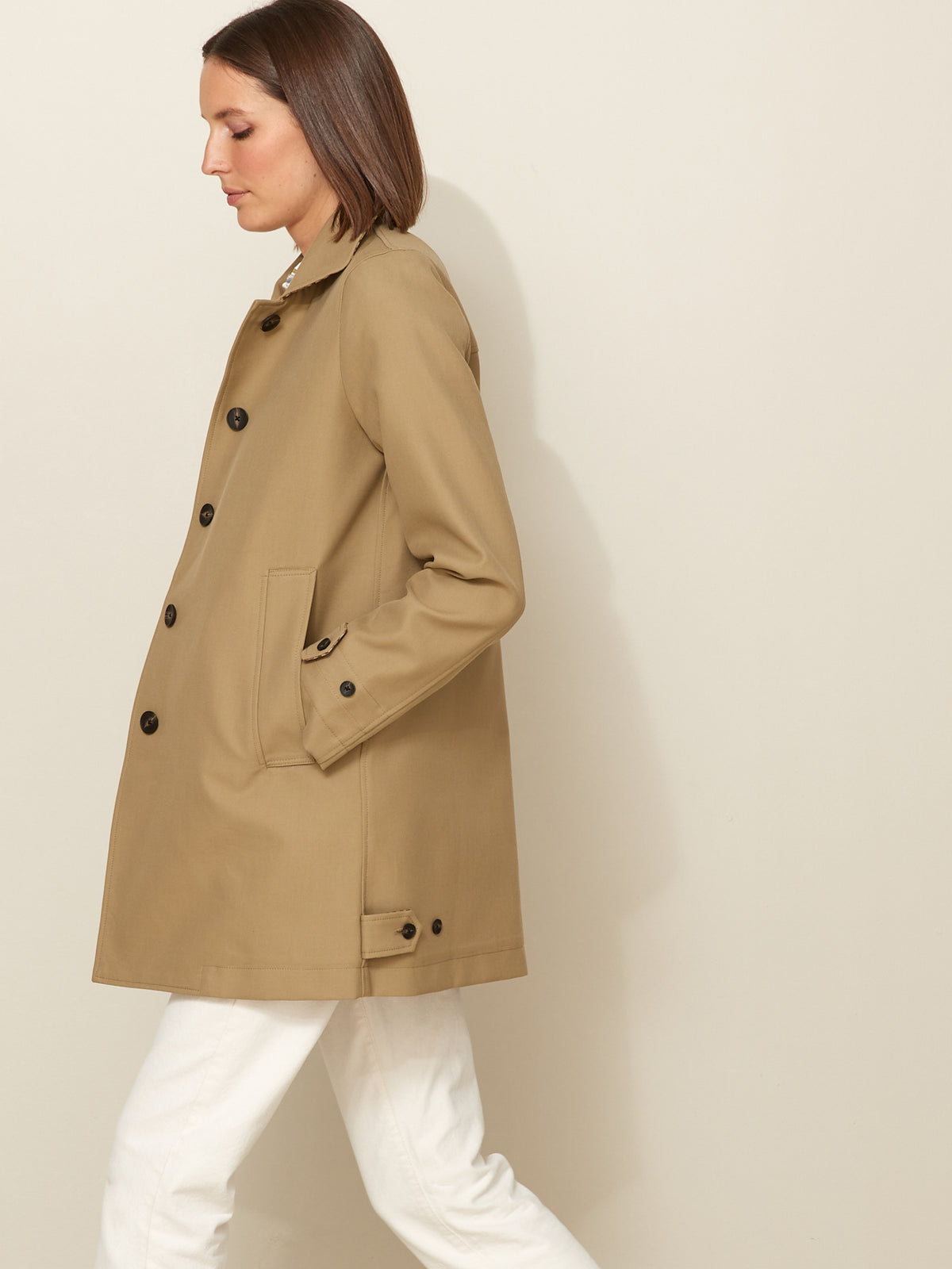 Damen Car Coat-Mantel