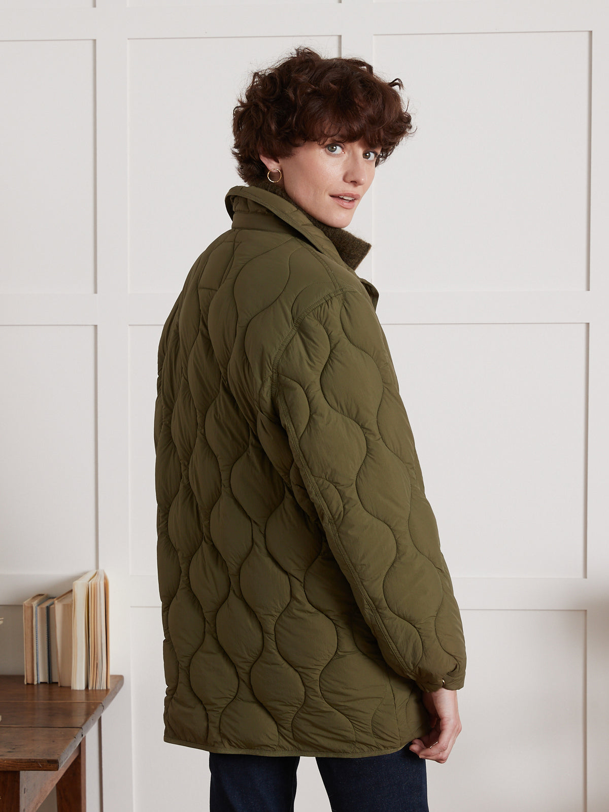 Wasserabweisende Damen-Steppjacke