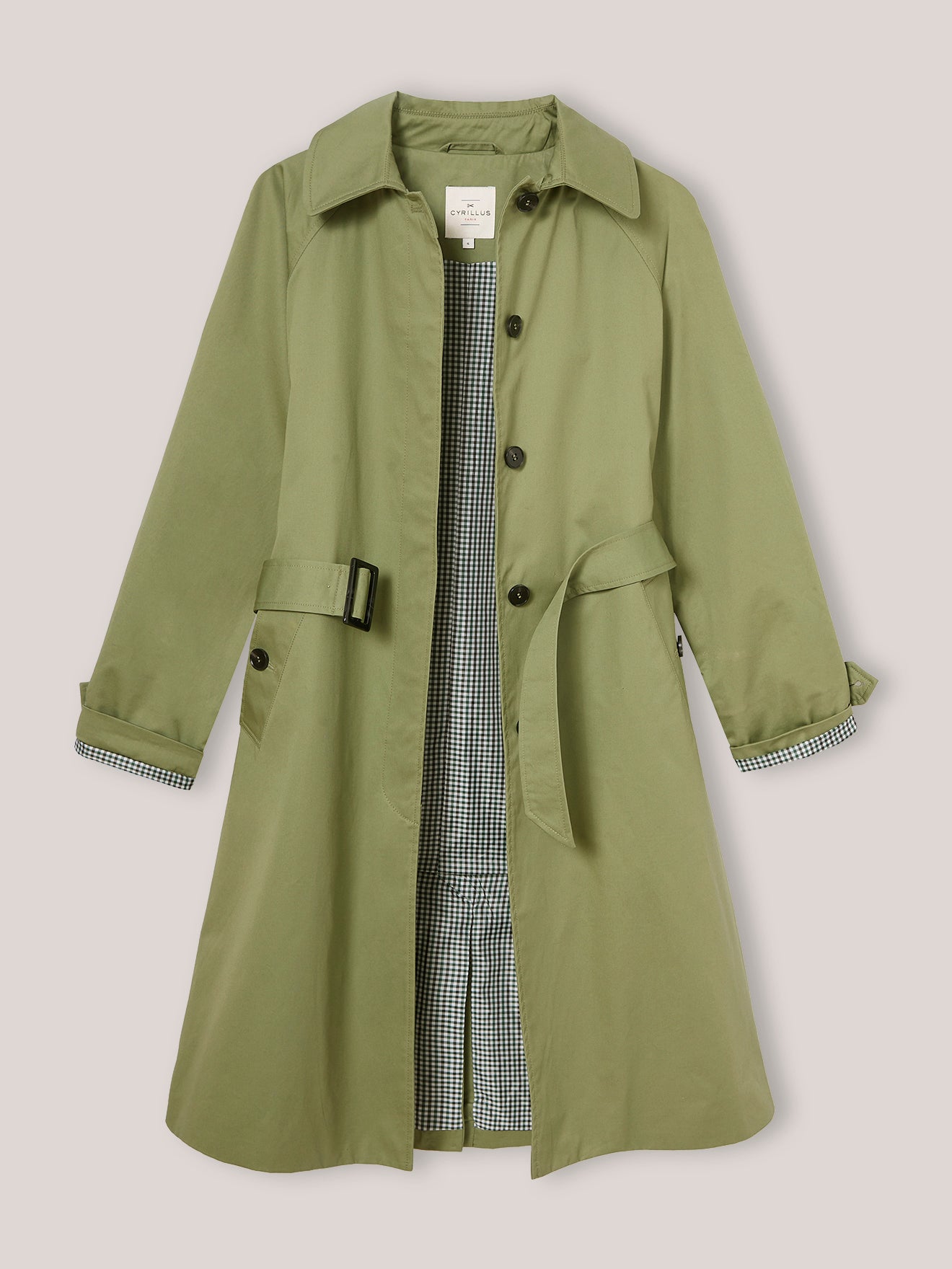 Trench long raglan femme