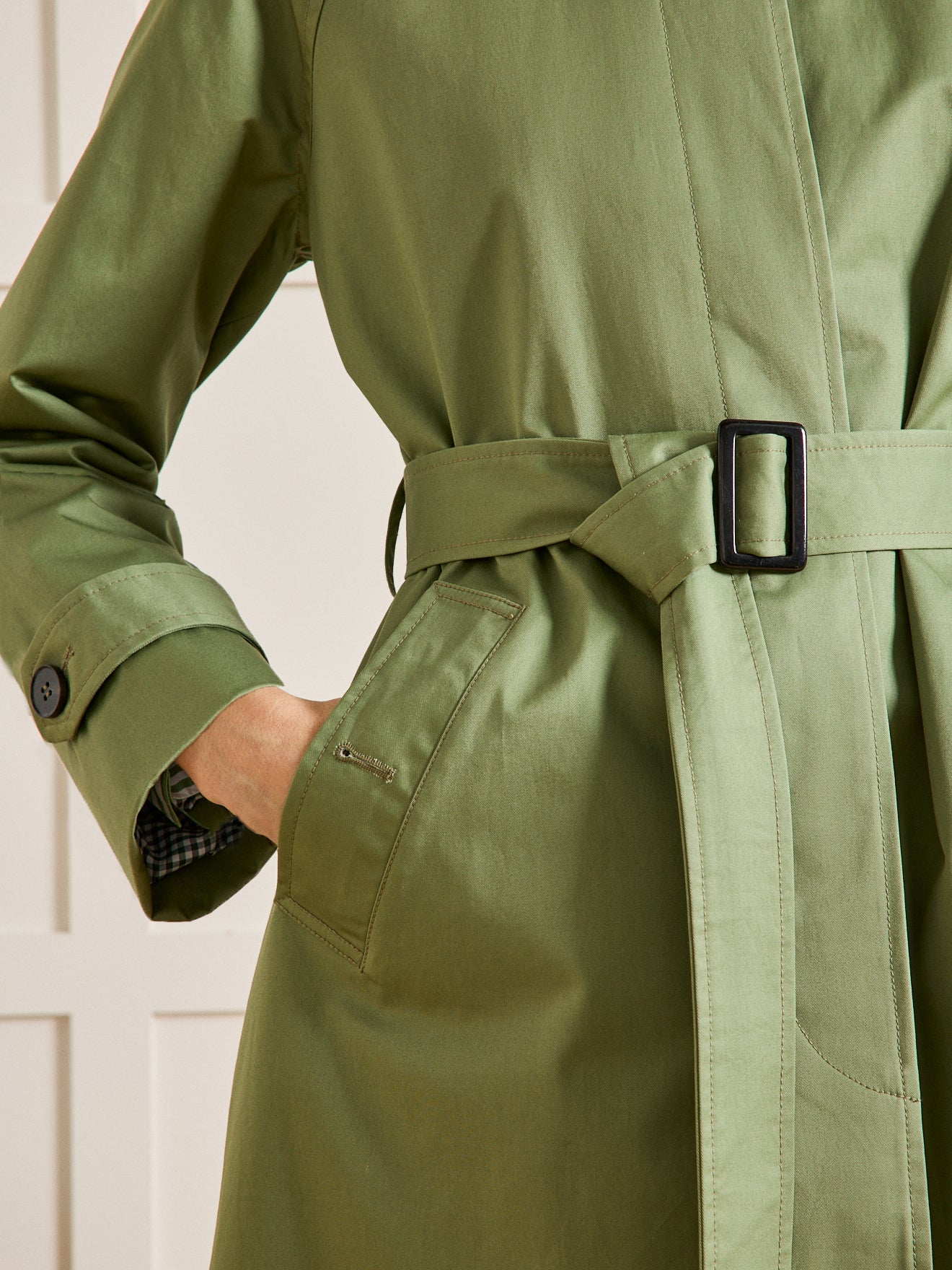 Trench long raglan femme