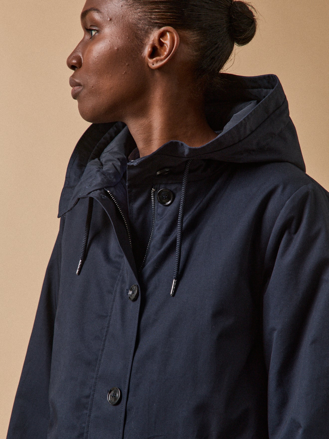 Geschmeidiger und wattierter Damen-Parka