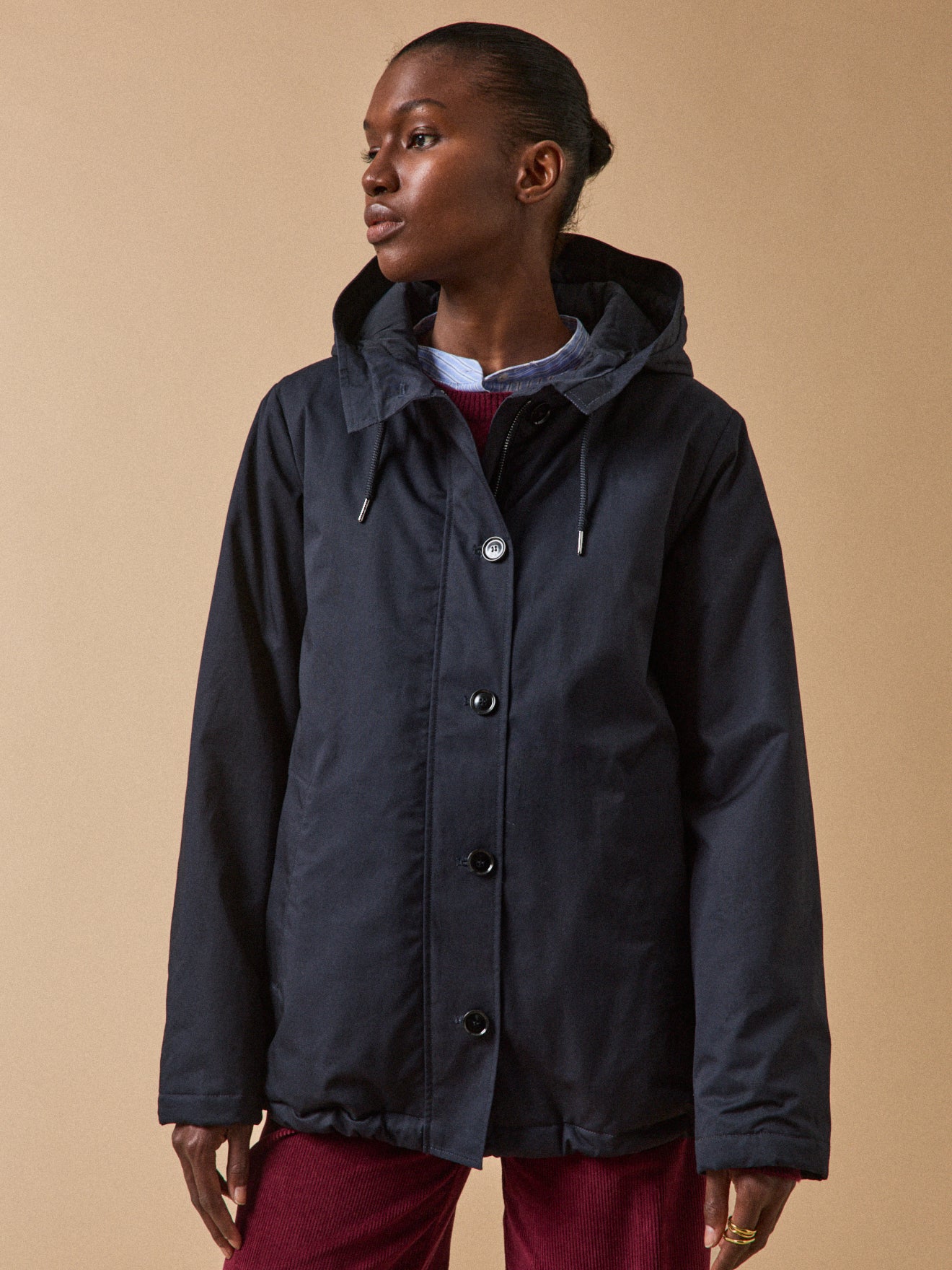 Geschmeidiger und wattierter Damen-Parka