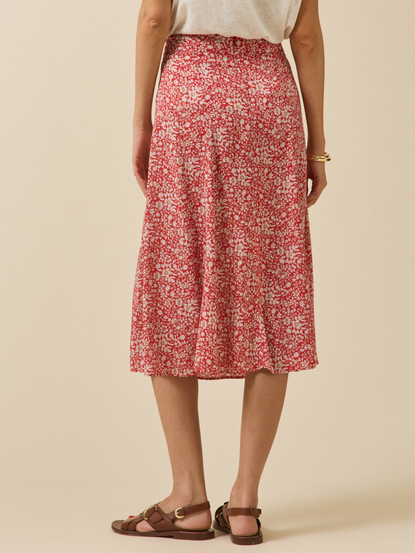 Halblanger Damenrock aus Liberty-Stoff - Limited Collection