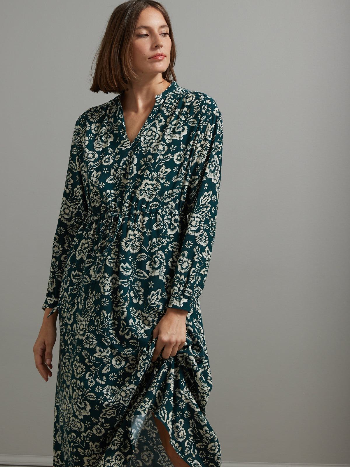 Robe mi-longue femme imprimé Erin