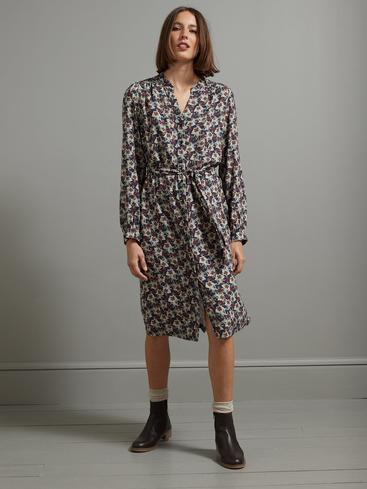 Robe-chemise femme imprimé Chambord