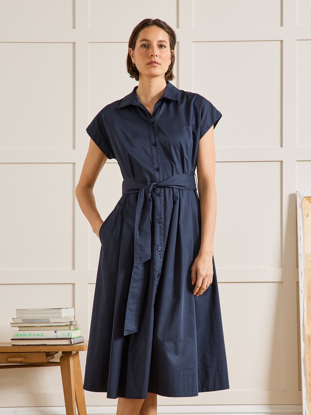 Robe cérémonie femme popeline satinée