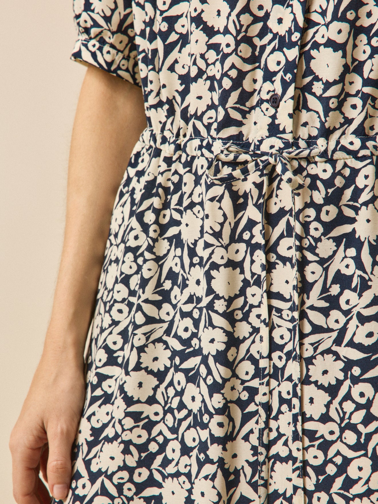 Robe mi-longue rétro femme imprimé Enea