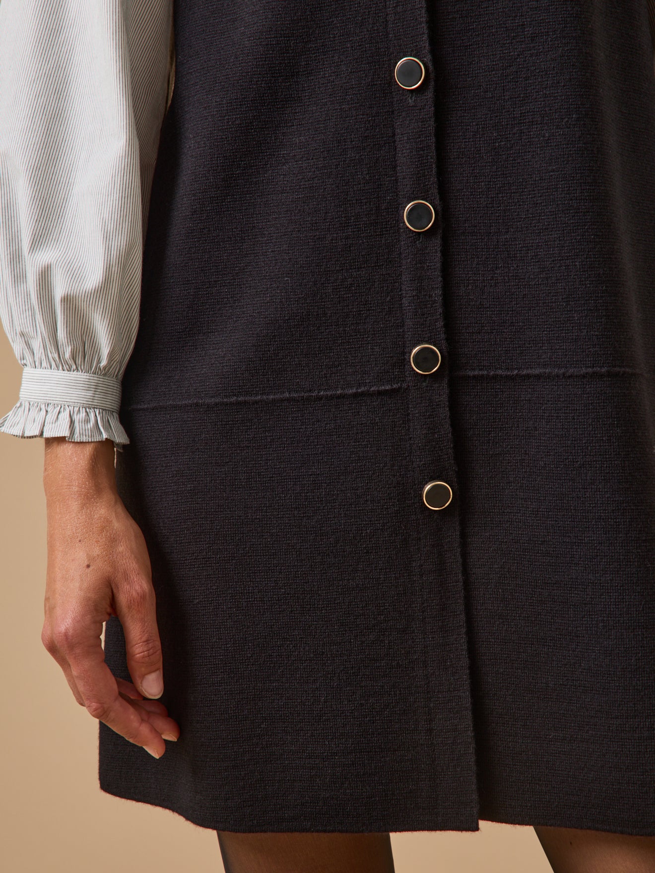Robe sans manches femme maille milano