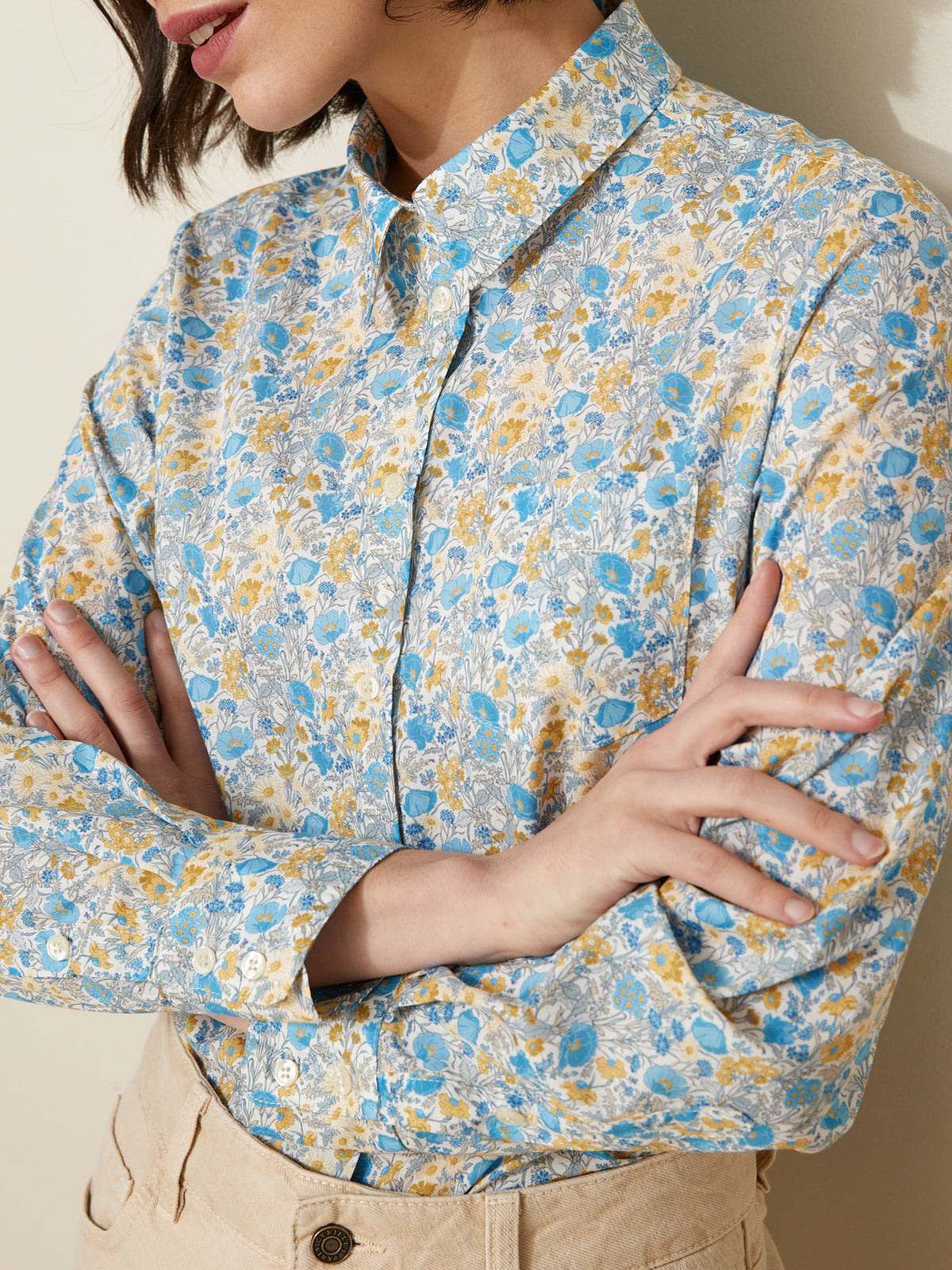 Chemise femme - Tissu Liberty Florence May