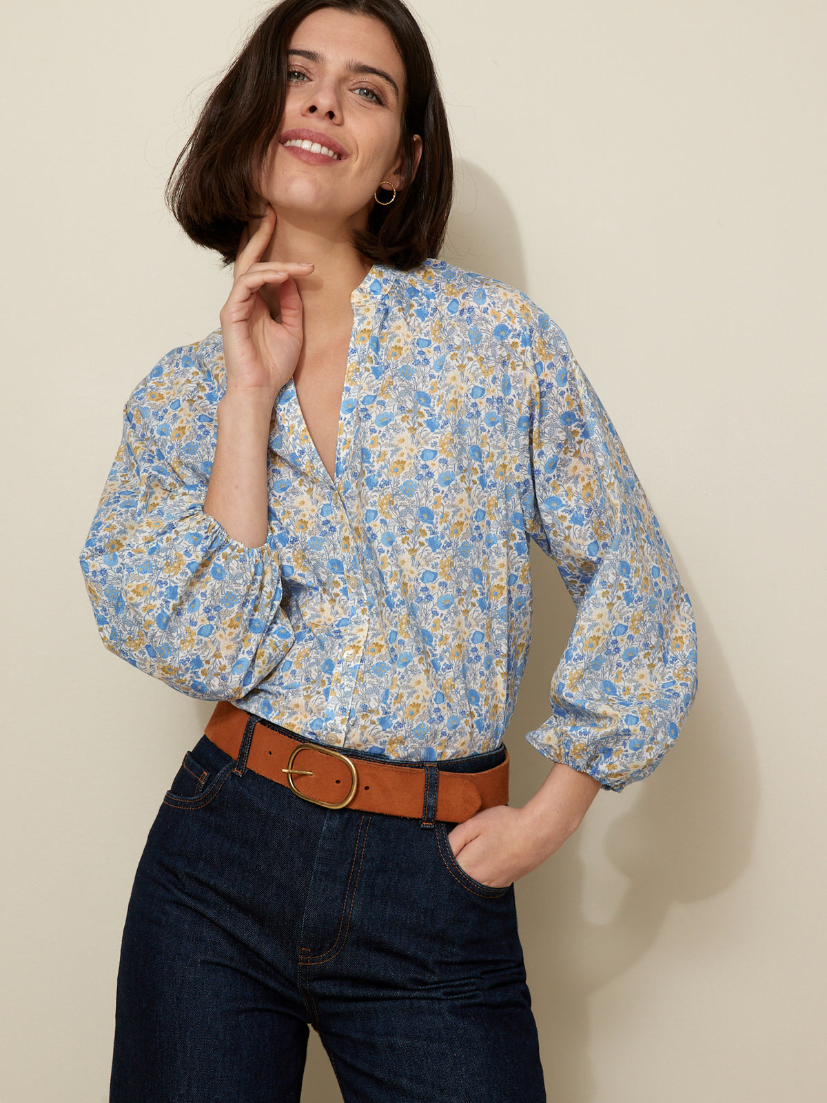 Blouse femme - Tissu Liberty Florence May