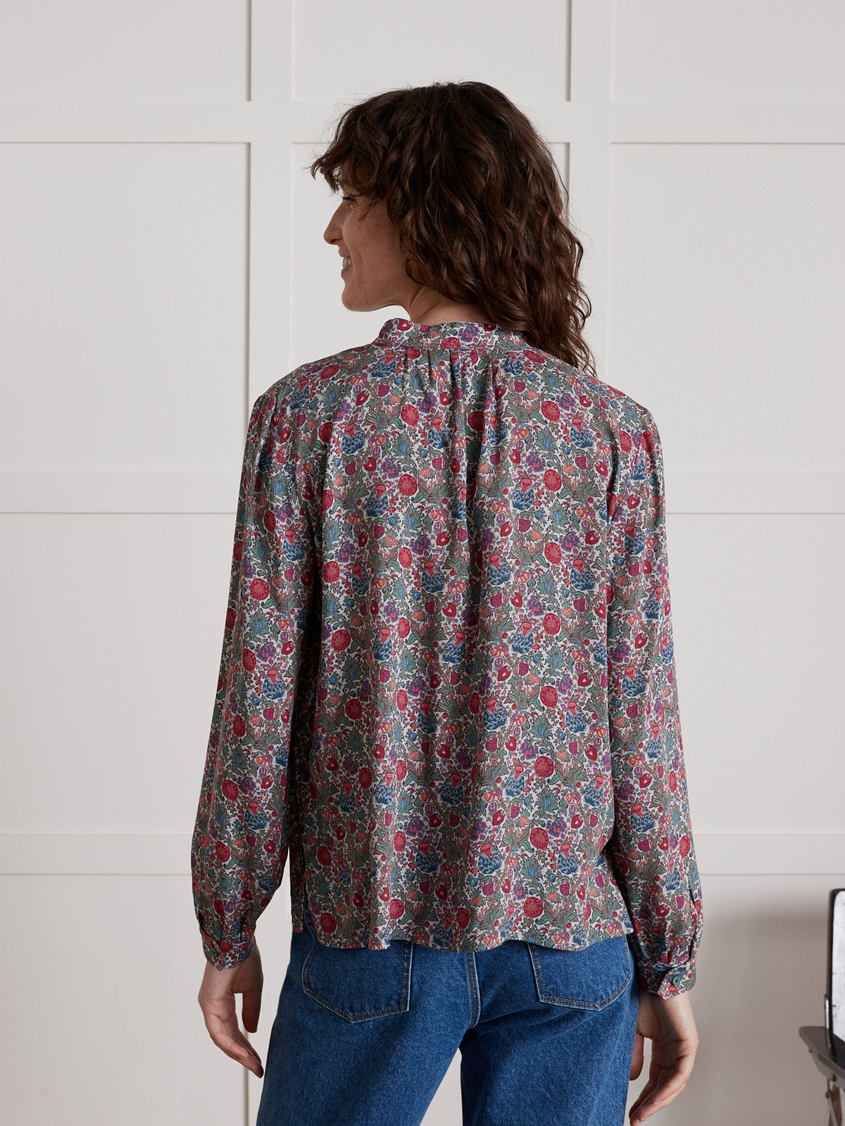 Damenbluse aus Liberty-Stoff - Limited Collection