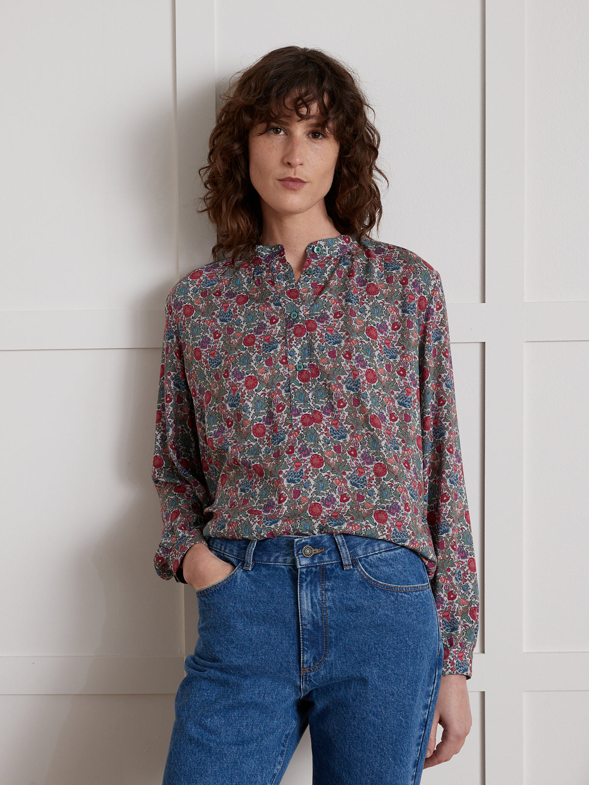 Damenbluse aus Liberty-Stoff - Limited Collection