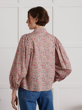 Damen-Hemdbluse aus Liberty-Stoff Babingdon - Limited Collection
