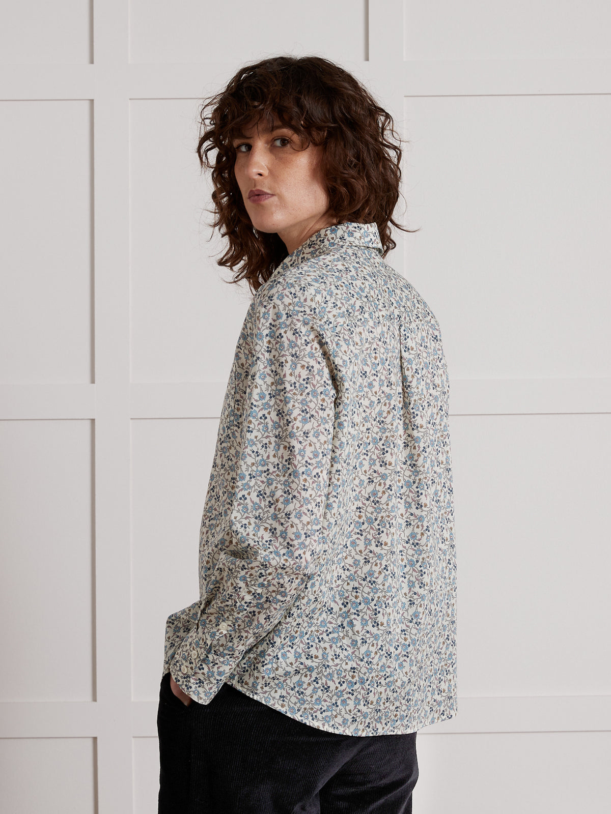Damen-Hemdbluse aus Liberty-Stoff - Limited Collection
