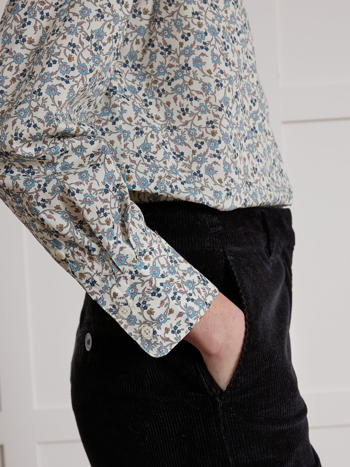 Damen-Hemdbluse aus Liberty-Stoff - Limited Collection