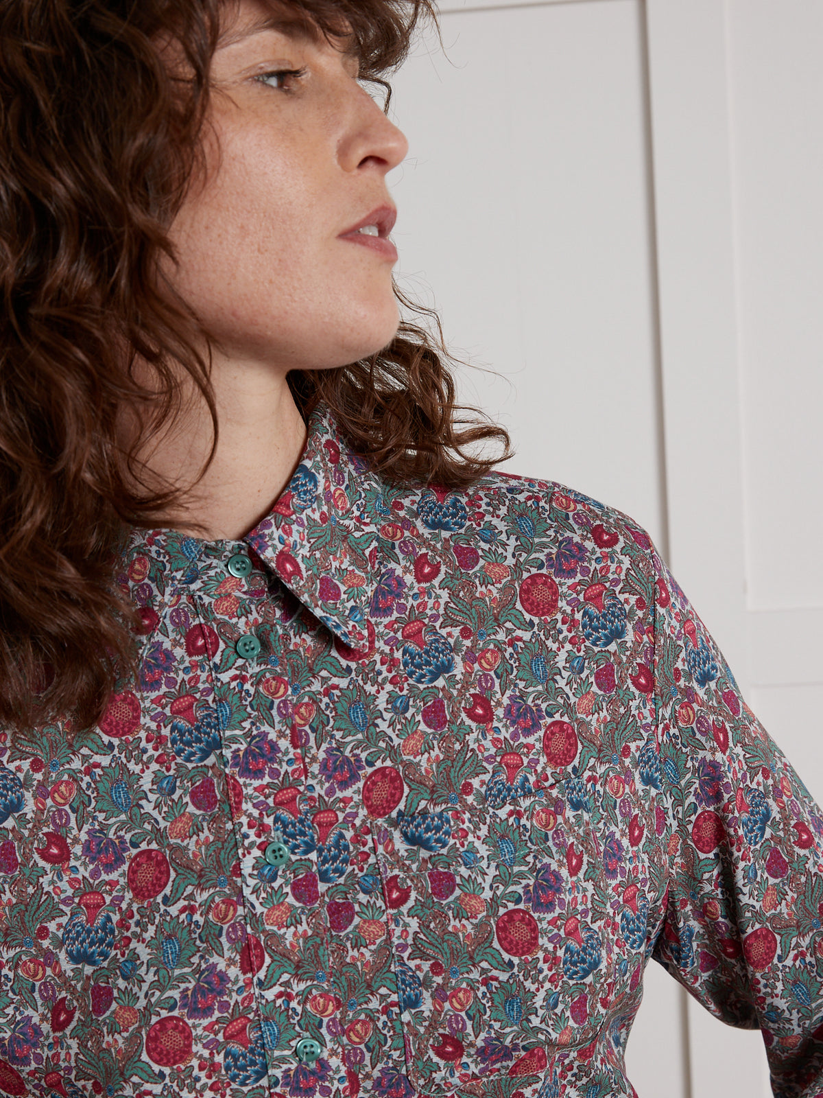 Damen-Hemdbluse aus Liberty-Stoff - Limited Collection