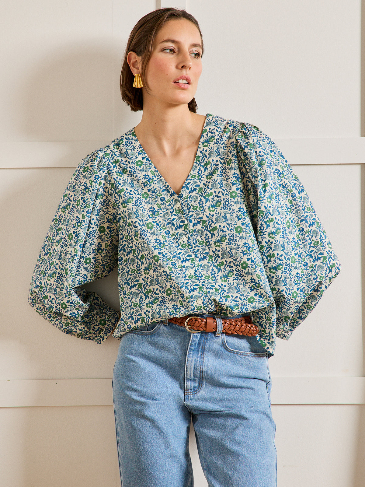 Blouse ample femme tissu Liberty - Limited Collection