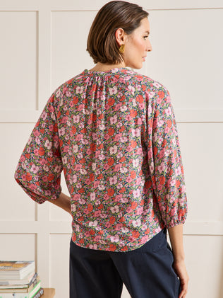 Blouse femme tissu Liberty Meadow Song - Limited Collection