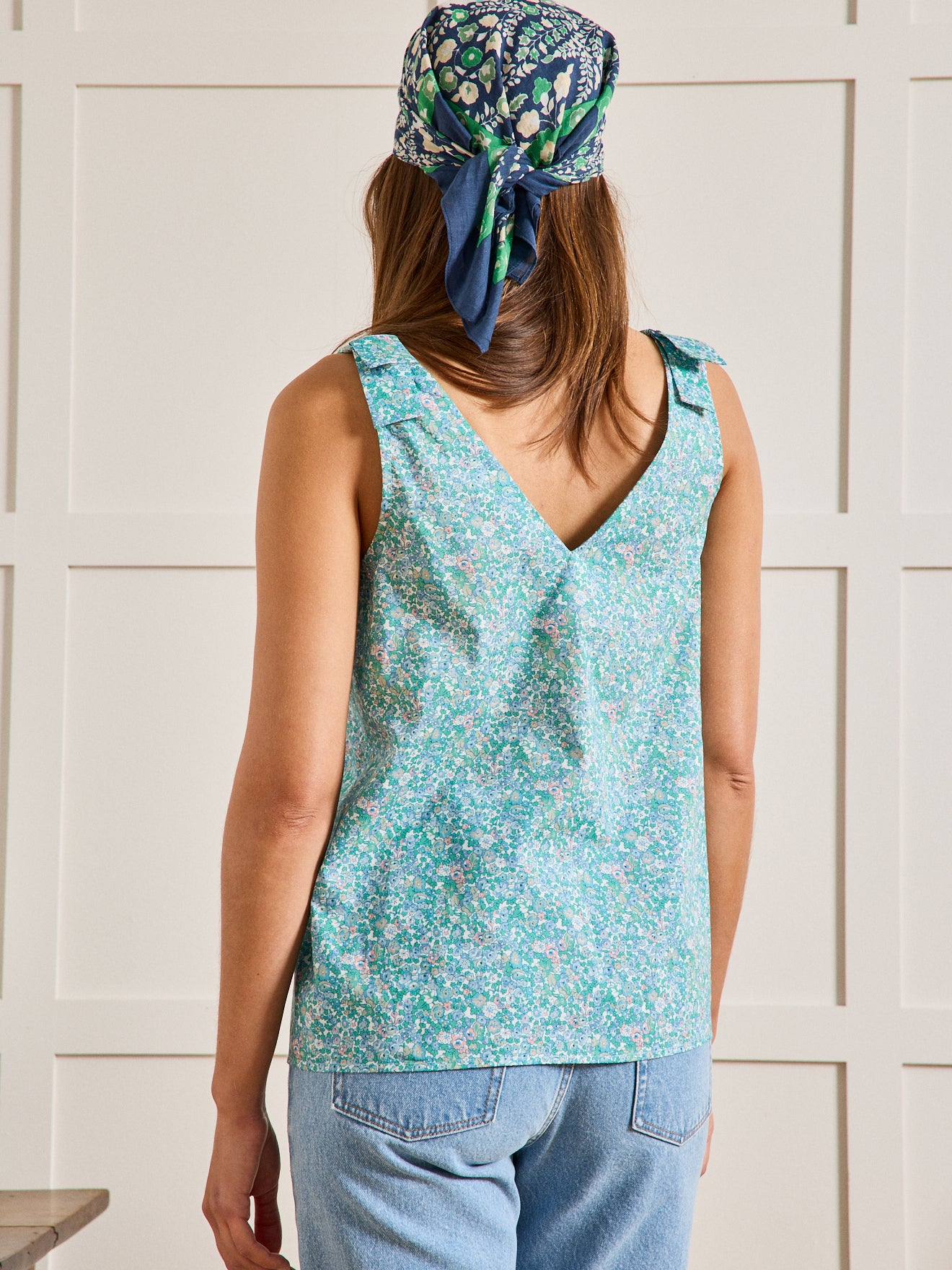 Top sans manches femme tissu Liberty - Limited Collection