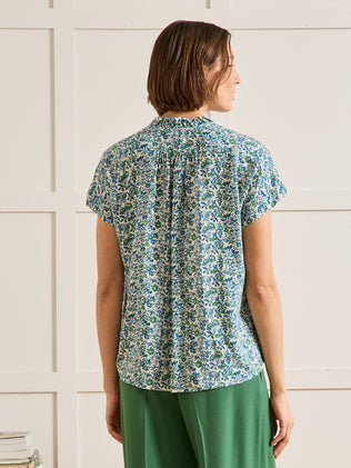 Fliessendes Damen-Top aus Liberty-Stoff Mamie - Limited Collection