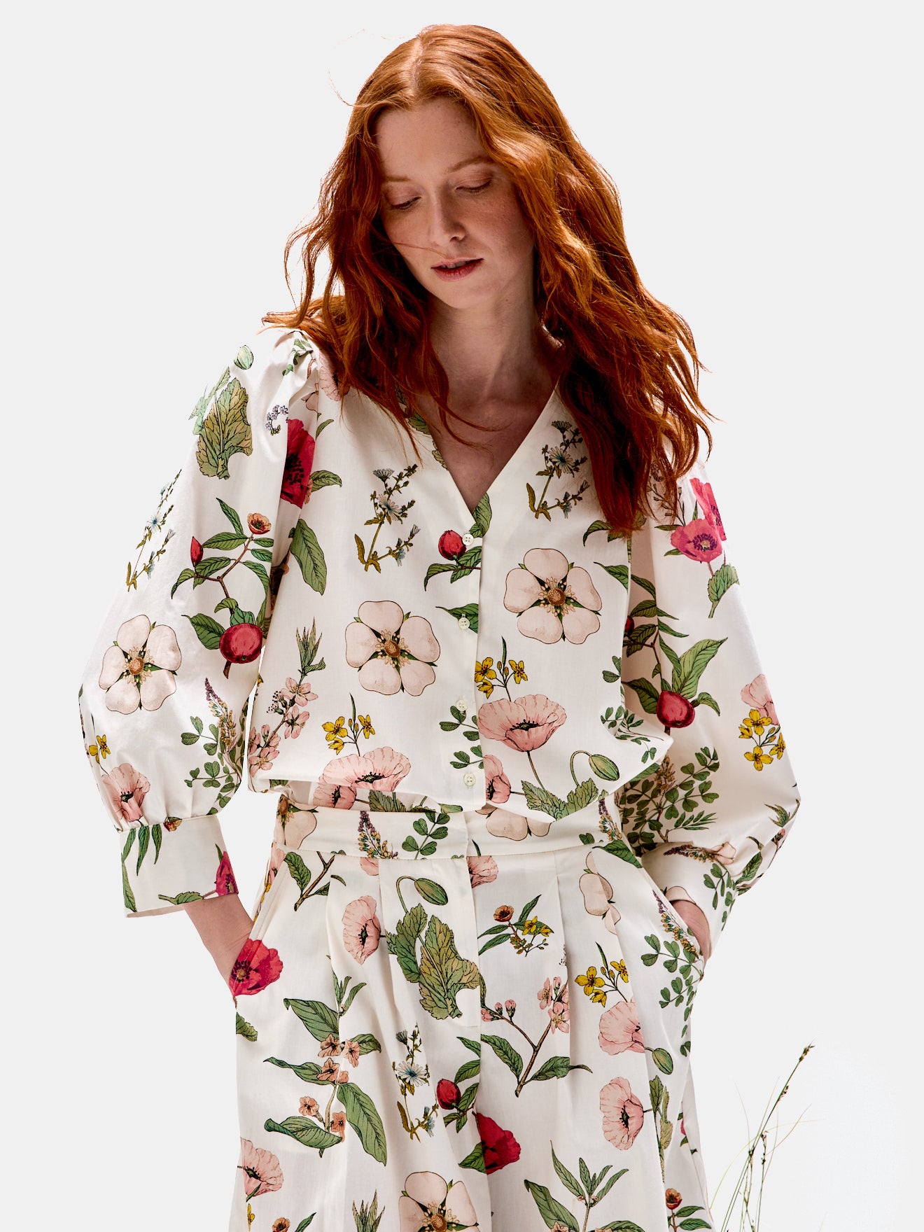 Damenbluse - Kollektion von Deyrolle x Cyrillus