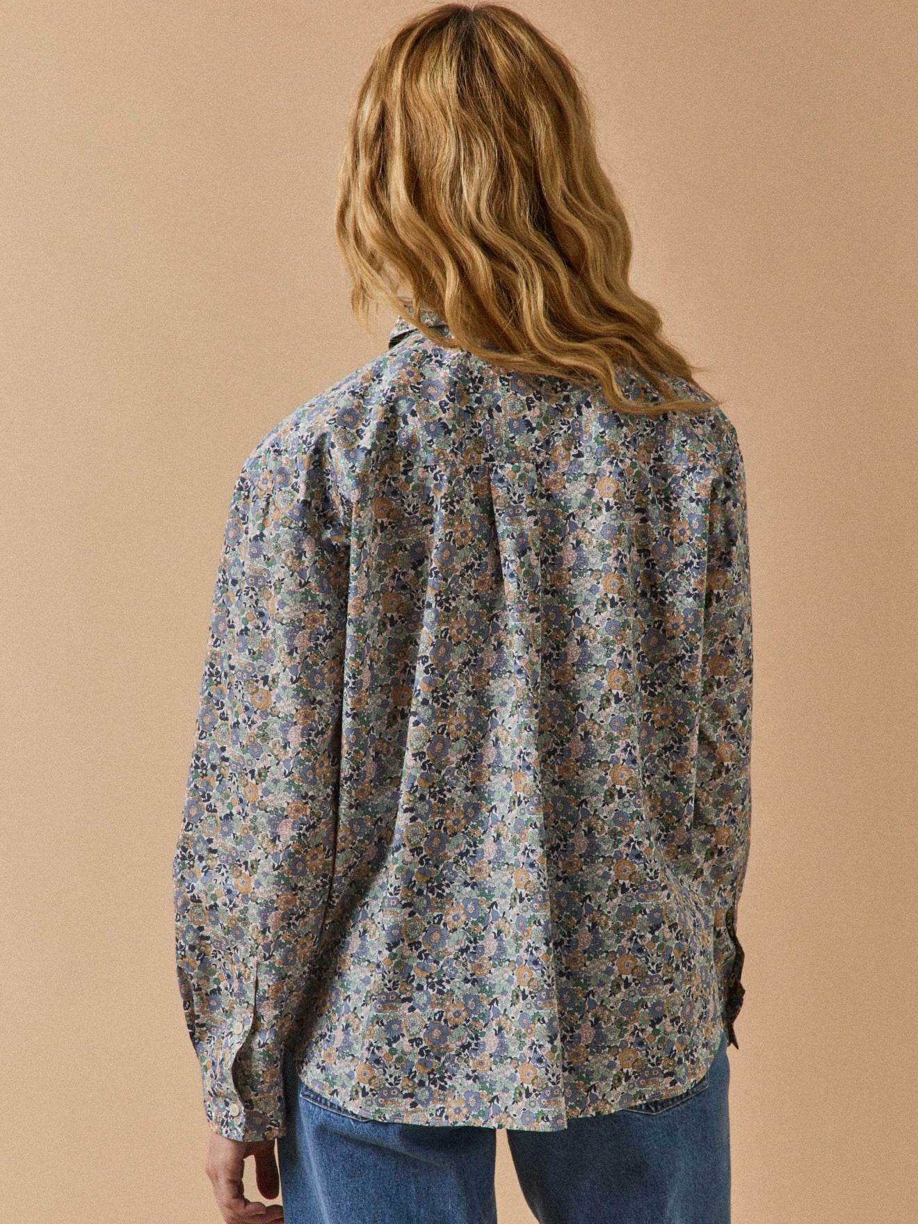 Damen-Hemdkleid aus Liberty-Stoff - Limited Collection