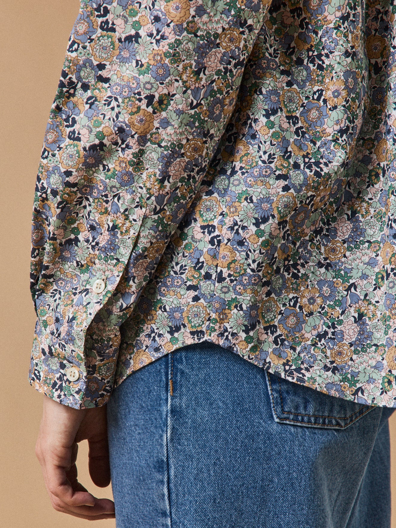 Damen-Hemdkleid aus Liberty-Stoff - Limited Collection