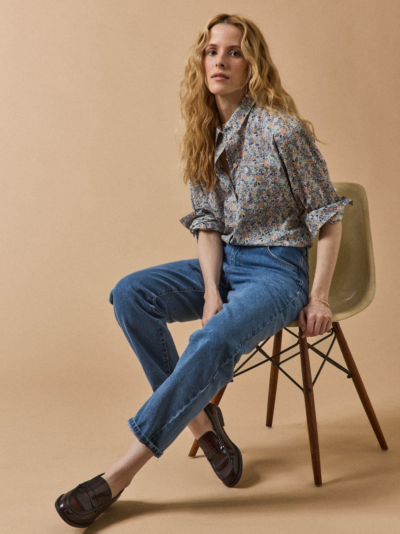 Damen-Hemdkleid aus Liberty-Stoff - Limited Collection