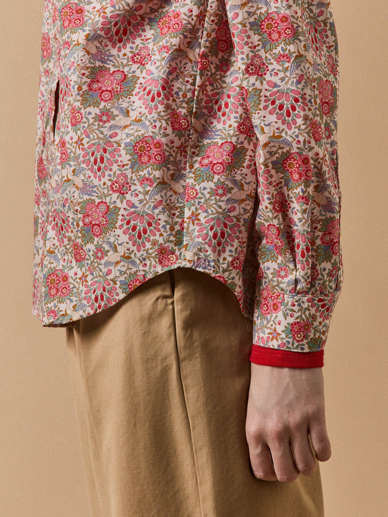 Damen-Hemdkleid aus Liberty-Stoff - Limited Collection