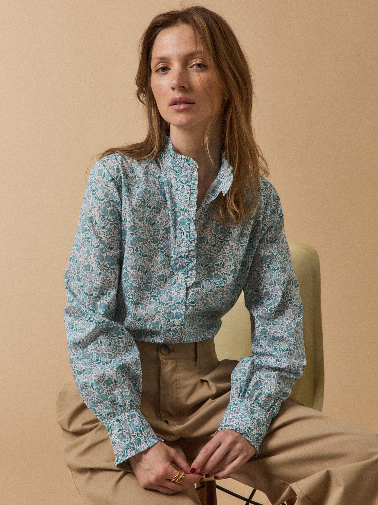 Damen-Hemdbluse aus Liberty-Stoff - Limited Collection