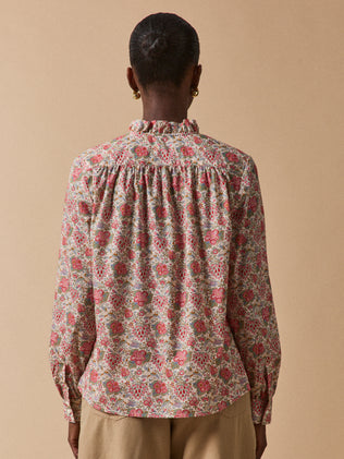 Blouse col volanté femme tissu Liberty Dante - Limited Collection