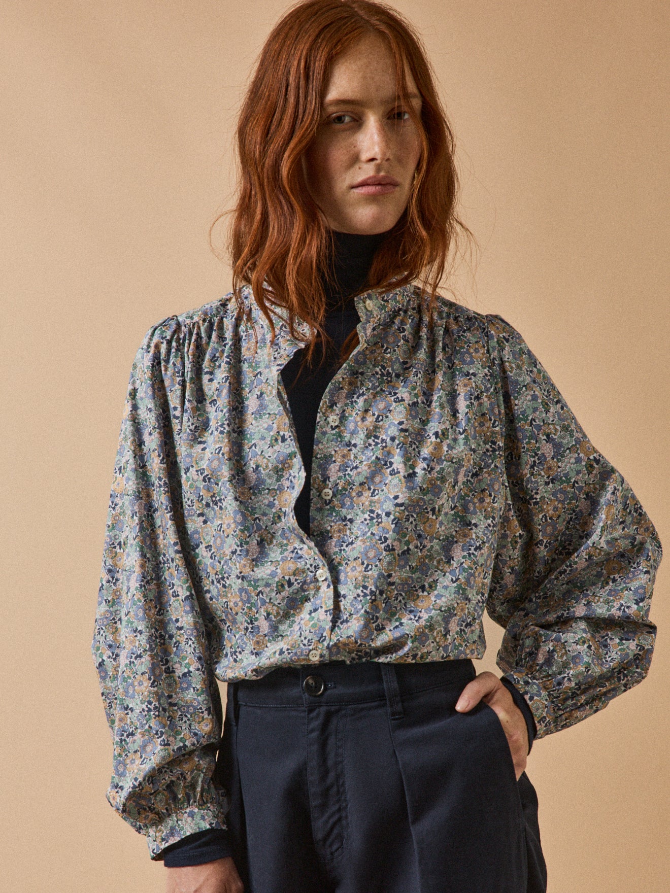 Damenbluse aus Liberty-Stoff - Limited Collection