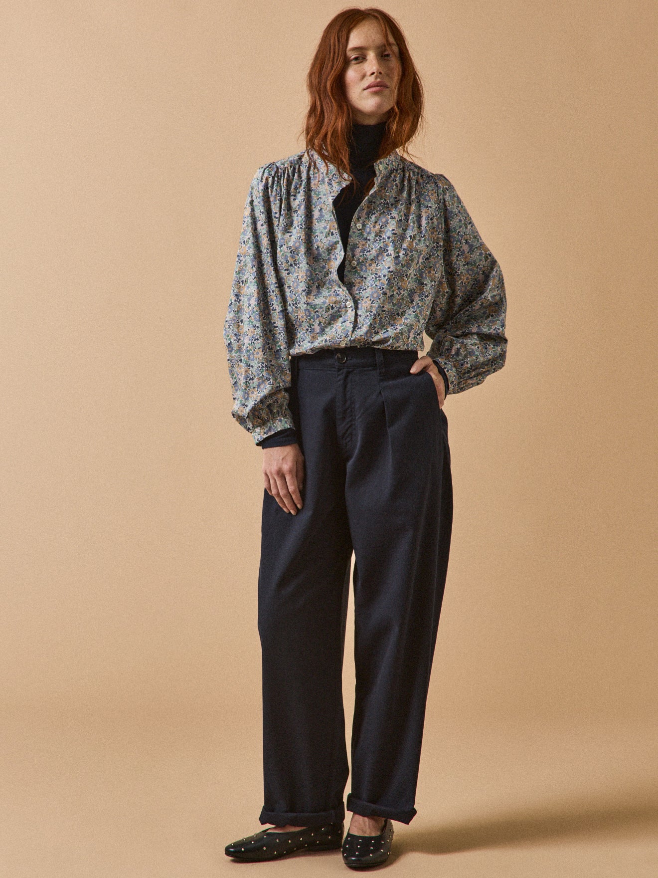 Damenbluse aus Liberty-Stoff - Limited Collection