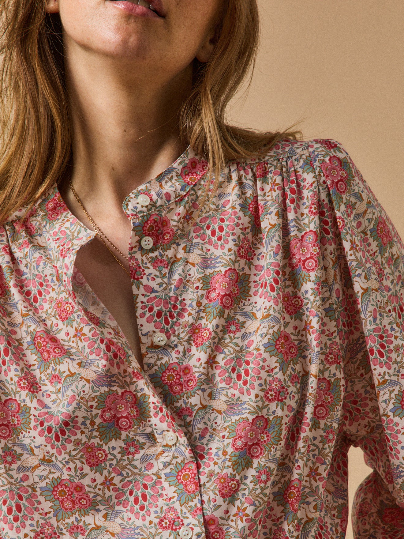 Damenbluse aus Liberty-Stoff - Limited Collection