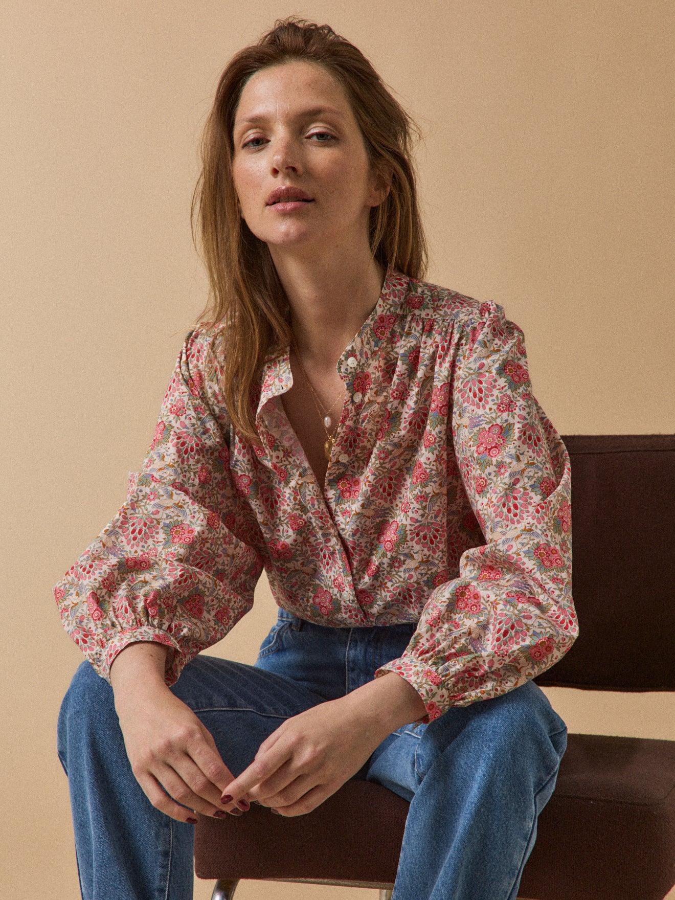 Damenbluse aus Liberty-Stoff - Limited Collection